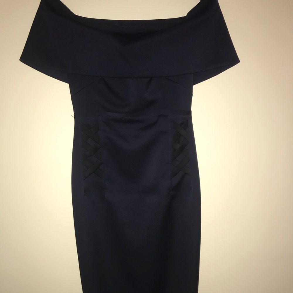 Camilla and Marc off the shoulder dress